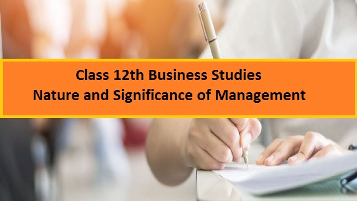 CBSE Class 12 Business Studies 